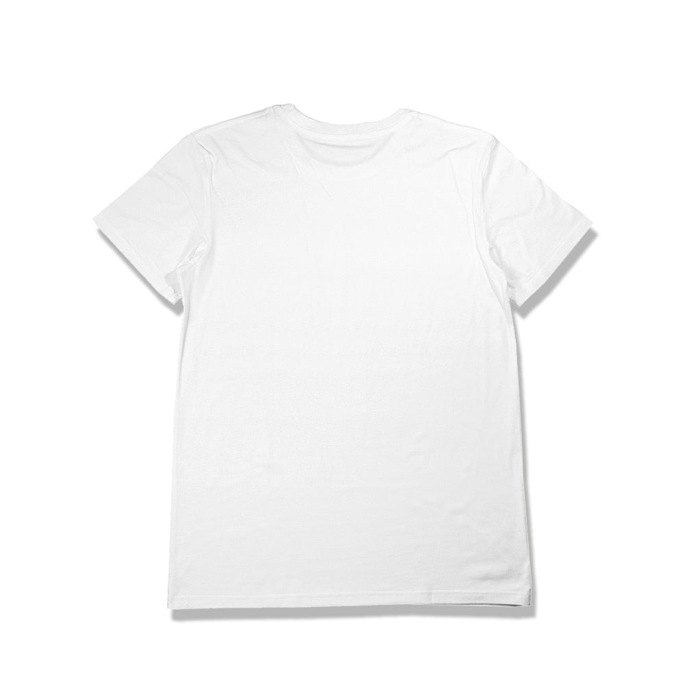 Unisex premium cotton box t-shirt white KUD1420 - flat lay - Front View