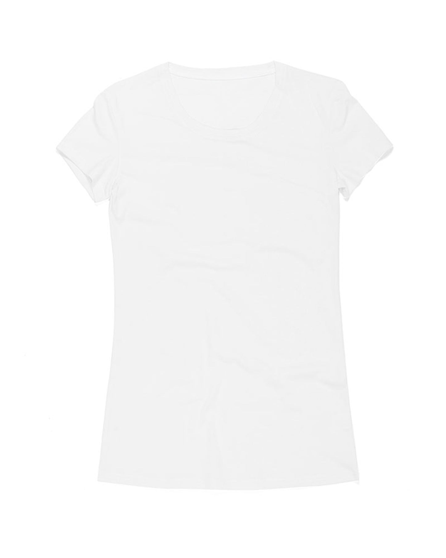 Women's organic cotton t-shirt Black KUD1441O - flat lay - Front View