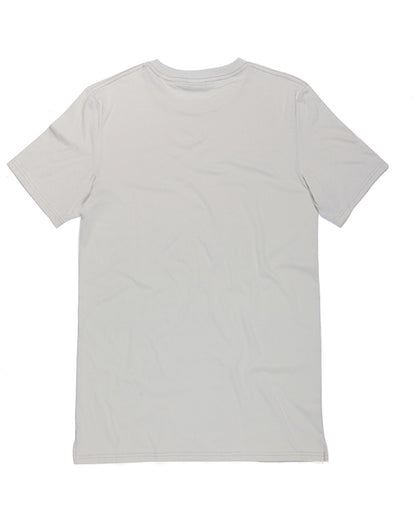 Kids cotton regular t-shirt in white KUD293E flat lay back view