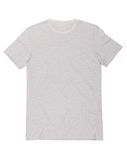 Kids cotton regular t-shirt in grey KUD293E flat lay front view