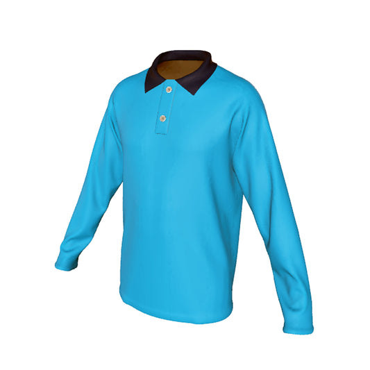 Unisex Polyester Long Sleeve Sports Polo